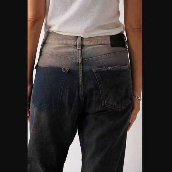 R13 Crossover Jeans in Faded Black Size 23 - Picture 2 of 13